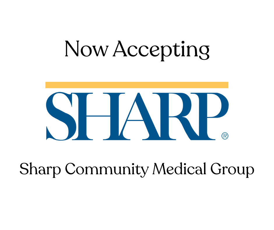 Now Accepting Sharp Community Medical Group
